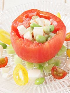 トマトカップのカラフルサラダ-レシピのメイン写真