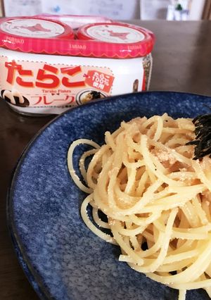 たらこフレークで簡単！たらこパスタ-レシピのメイン写真