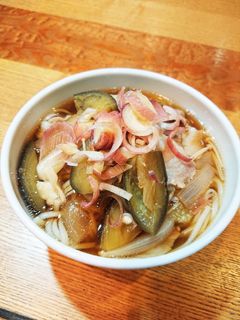 なすと豚バラのおうどん-レシピのメイン写真