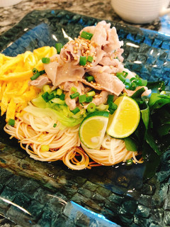 酢橘しゃぶしゃぶ素麺-レシピのメイン写真