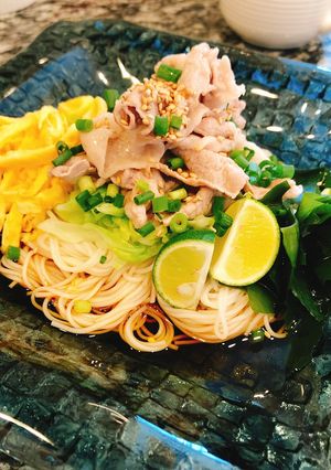 酢橘しゃぶしゃぶ素麺-レシピのメイン写真