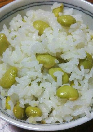 ふっくら美味しい、枝豆ご飯!-レシピのメイン写真