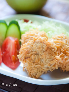 余ったそうめんで簡単に⁂カリポリ豚天-レシピのメイン写真