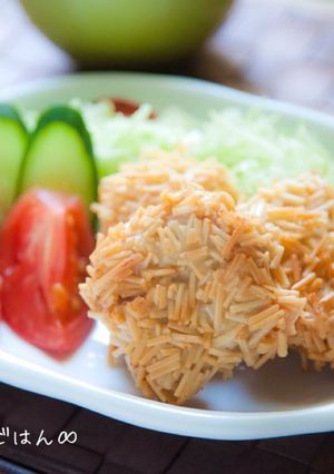 余ったそうめんで簡単に⁂カリポリ豚天-レシピのメイン写真