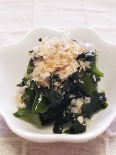 ☆さっともう一品♪乾燥わかめのお浸し☆-レシピのメイン写真