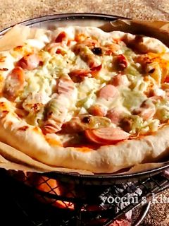 15分!BBQやオーブンで!超簡単ピザ!-レシピのメイン写真