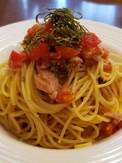 トマトとツナの冷製パスタ-レシピのメイン写真