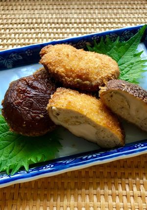椎茸の肉詰めフライ♧和風-レシピのメイン写真