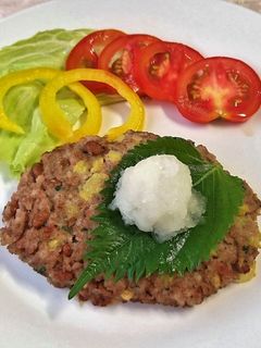 大葉香る おろし納豆ハンバーグ-レシピのメイン写真