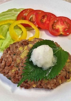 大葉香る　おろし納豆ハンバーグ-レシピのメイン写真