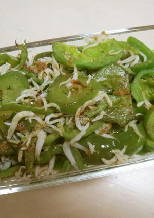 ピーマンとしらすの惣菜-レシピのメイン写真