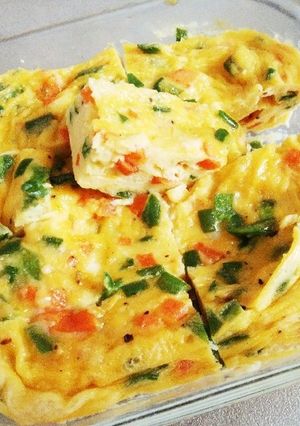 スープの素で☆レンジでオムレツ風-レシピのメイン写真
