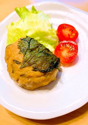 ハンバーグ風大葉チーズ焼き-レシピのメイン写真