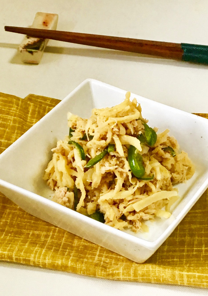無限系♪切干大根とツナのカレー風味和え-レシピのメイン写真