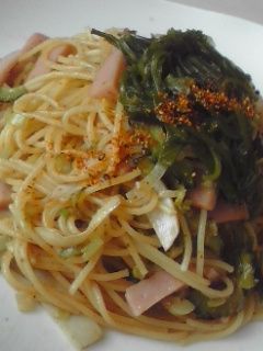 初夏の簡単ゴーヤ・パスタ 焼きソバ風-レシピのメイン写真