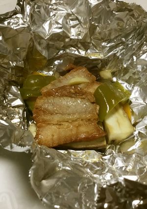 焼き豚のホイル蒸し-レシピのメイン写真