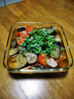 梨湖の簡単時短!なすトマト豚-レシピのメイン写真