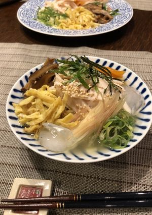 冷やし鶏飯・冷た〜いスープでサラサラと♬-レシピのメイン写真