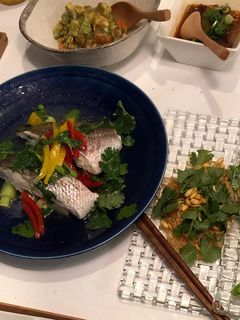 蒸し魚のエスニック風-レシピのメイン写真