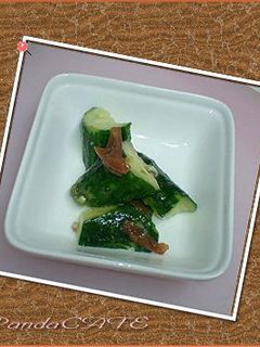 さっぱり♬たたき きゅうりの梅和え❀-レシピのメイン写真