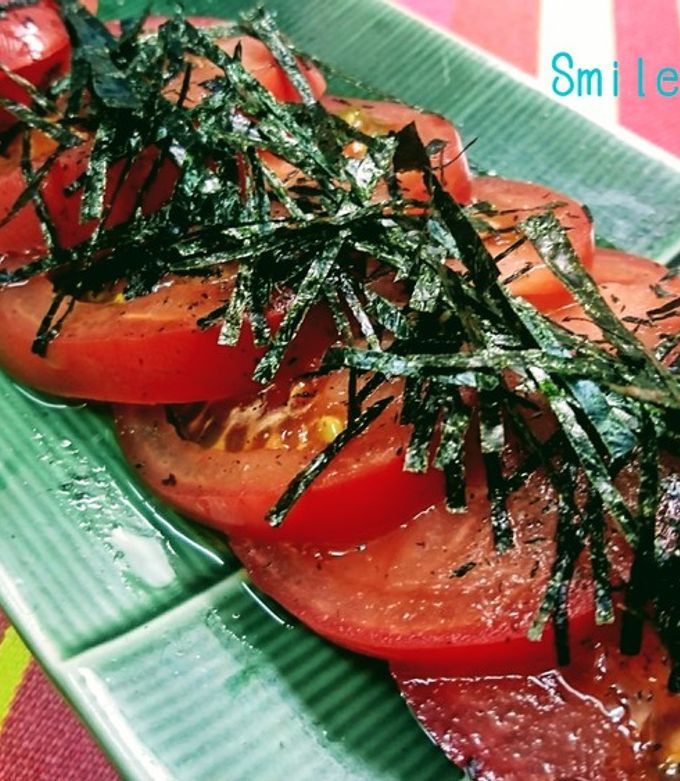 冷やしトマト トマトの旨味が際立つ