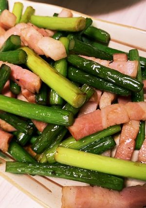 子どももモリモリ食べる！ニンニクの芽炒め-レシピのメイン写真