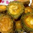 種もわたもそのまま!ゴーヤの唐揚げ!!