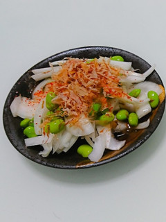 オニオンスライスと枝豆の冷製和風サラダ-レシピのメイン写真