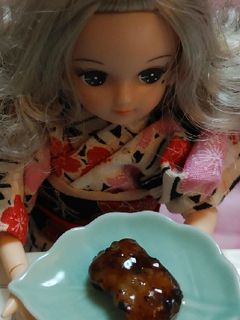 リカちゃんサイズ♡鰻のタレで鱧の蒲焼き*-レシピのメイン写真