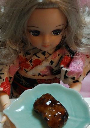 リカちゃんサイズ♡鰻のタレで鱧の蒲焼き*-レシピのメイン写真