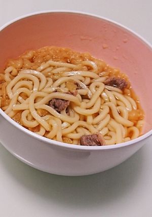 浪速の味！シンプル牛かすうどん-レシピのメイン写真