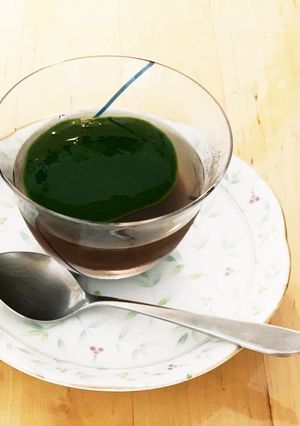 10分で作る抹茶と小豆のゼリー-レシピのメイン写真