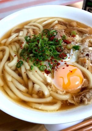 きつね肉うどん-レシピのメイン写真