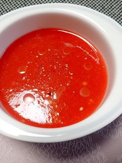 トマトと西瓜のガスパチョ風スープ-レシピのメイン写真
