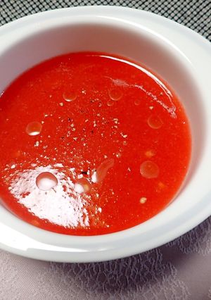 トマトと西瓜のガスパチョ風スープ-レシピのメイン写真