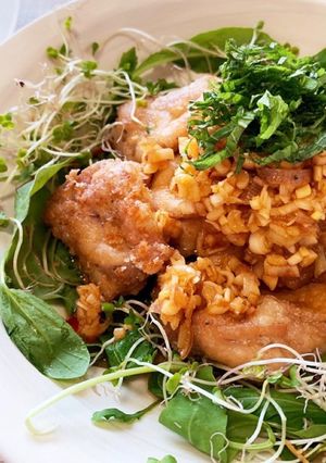 簡単めちゃうま♪薬味たっぷり油淋鶏-レシピのメイン写真