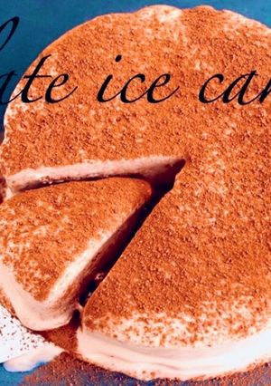 材料3つでチョコレートアイスケーキ-レシピのメイン写真