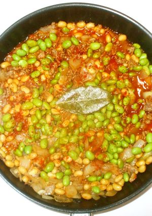 大豆ポークビーンズ♪簡単甘さ控えめ-レシピのメイン写真