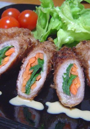 にらとにんじんの☆豚肉巻き-レシピのメイン写真