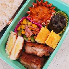 รูปของ 肉好き男子のお弁当80☆