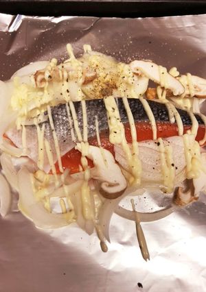 しゃけのホイル焼き-レシピのメイン写真