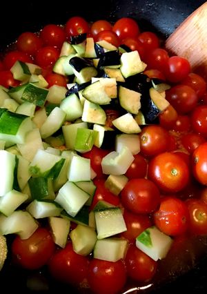 夏野菜の大量消費に！無水トマトカレー☆-レシピのメイン写真