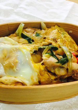 【わっぱ弁当】親子丼-レシピのメイン写真