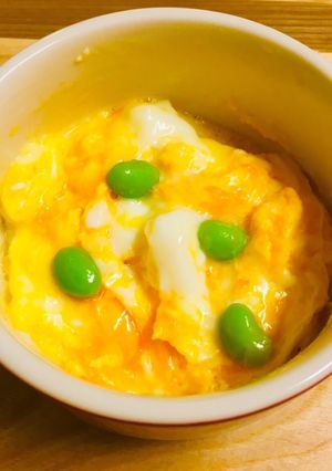 糖質オフ！レンジで簡単とろけるチーズ卵-レシピのメイン写真