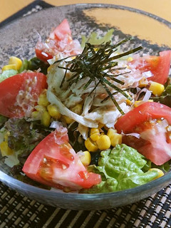 美人レシピ・わかめ入りサラダうどん-レシピのメイン写真