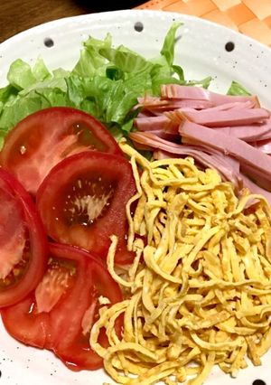 野菜たっぷり冷し中華-レシピのメイン写真