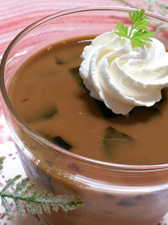 コーヒーゼリーinほろ苦カフェオレゼリー-レシピのメイン写真