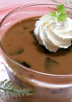 コーヒーゼリーinほろ苦カフェオレゼリー-レシピのメイン写真