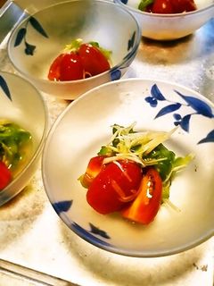 プチトマトとサラダゴーヤのおひたし-レシピのメイン写真