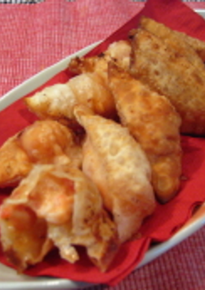 ほたてのトマトソース揚げ餃子-レシピのメイン写真